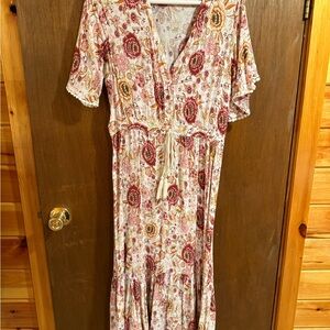 Floral Bohemian Maxi Dress